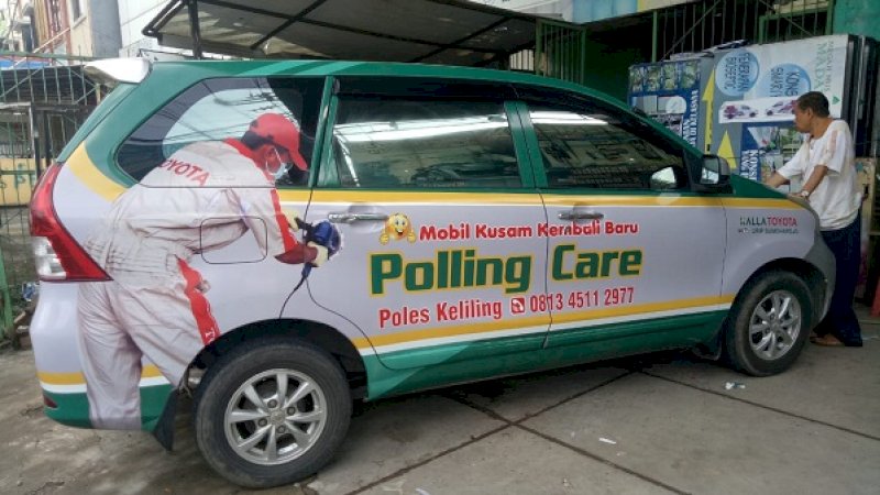 Polling Care Kalla Toyota, Bikin Mobil Kusam Kembali Baru