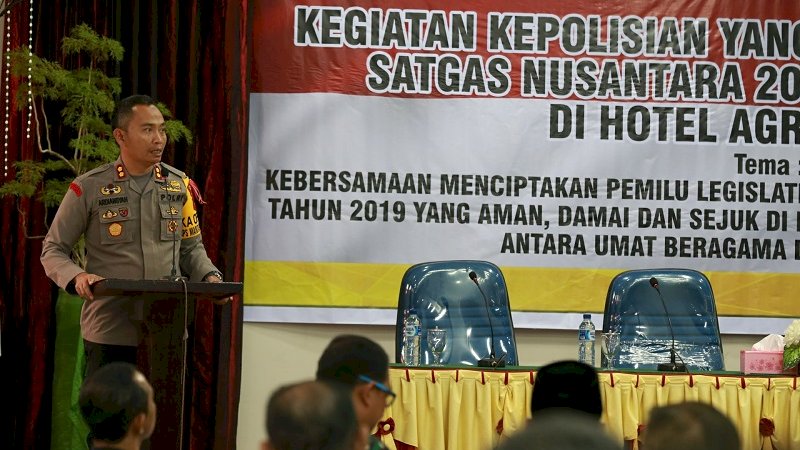 Polres Palopo Bahas Keamanan Jelang Pemilu