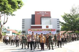 Di Rakor TNI-Polri, Wabup Bantaeng Ajak Kuatkan Sinergitas Menuju Pemilu Damai