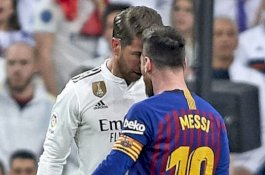 Sikutan di El Clasico, Ramos Sebut Messi Lebay