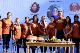 Liestiaty F Nurdin Buka Yoga Festival 2019 di Rujab Gubernur Sulsel