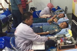 Lantamal VI Makassar dan Lions Club Gelar Donor Darah di Pipo Mall