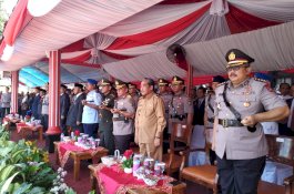 Bupati Sidrap Hadiri Pelantikan Bintara Polri di Makassar