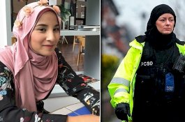 Tahukah Anda, Jilbab yang Dipakai Polwan Inggris Dirancang Wanita Cantik Malaysia Ini?