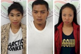 Konsumsi Narkotika, Dua Wanita Pelayan Kafe dan Satu Pria Dibekuk