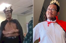 Dosen Malaysia Ini Berpakaian Superhero Saat Mengajar untuk Ciptakan Suasana Nyaman