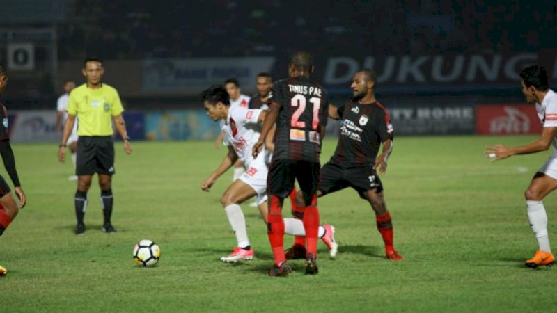 Laga PSM v Persipura beberapa waktu lalu.