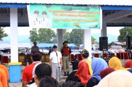 Husler Canangkan Gerakan Bersih Lingkungan Menuju Pesisir Lestari di TPI Wotu