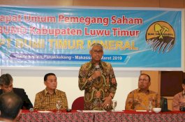 Buka RUPS Bumi Timur Mineral, Husler Harap BUMD Tingkatkan Kinerja