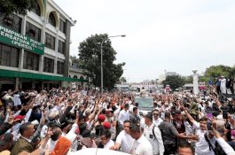 Prabowo-Sandi Dielu-elukan Massa di Jawa Barat, Ma'ruf Amin: Mereka Sudah Kalah