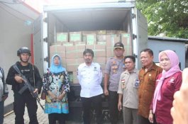 KPU Bantaeng Terima Surat Suara Pemilu 2019, Calon DPD Tertinggal