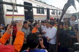 Penyebab KRL Terbalik di Bogor Masih Diselidiki, Menhub Minta Maaf