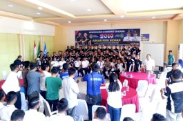 Dollah Mando Kukuhkan Pengurus Askab PSSI Sidrap