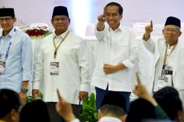 Hasil Survei SMRC: Jokowi-Ma'ruf 54,9 Persen, Prabowo-Sandi 32,1 Persen