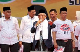 Diksi Kampanye Ma'ruf Amin: Dari Tol Langit, Dinosaurus, hingga Jangan Tidur