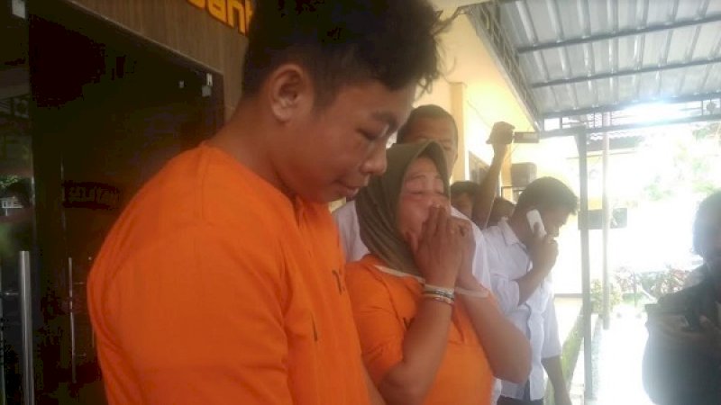 Amiruddin dan Dg Ngaga, dibekuk atas kasus penipuan di Takalar.