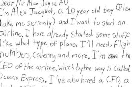 Minta Saran, Surat Bocah 10 Tahun Kepada CEO Qantas Jadi Viral