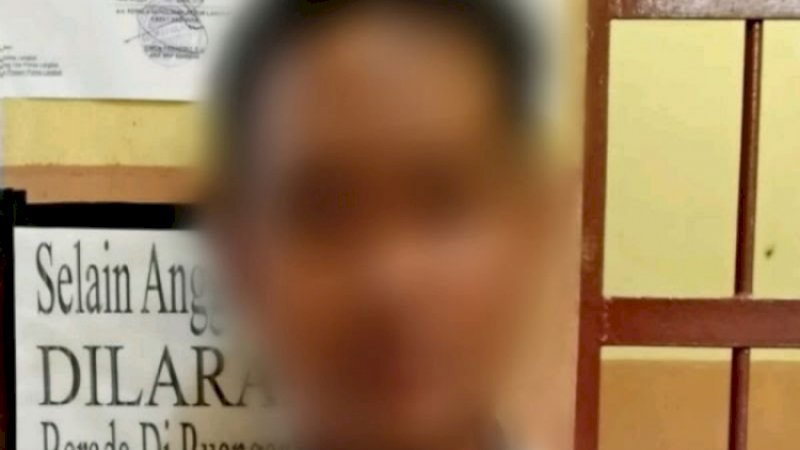 Oknum pimpinan Ponpes Al Ikhwan berinisial DI.
