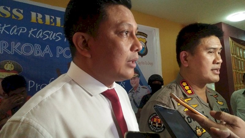 Diresnarkoba Polda Sulsel, Kombes Pol Hermawan.