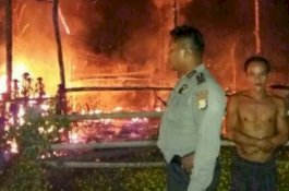 Gara-Gara Pelita, Satu Rumah Ludes Terbakar di Wasuponda