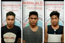 Tim Gabungan Polres Pinrang Amankan 3 Pengguna Narkotika