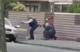 Detik-detik Menegangkan Saat Polisi Menghadapi Tersangka Penembakan Masjid