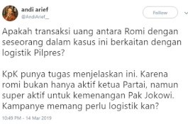 Andi Arief Men-Tweet Soal Romi, Warganet Singgung Kondom dan Kloset