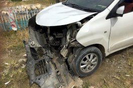 Enam Polisi Sulbar Kecelakaan Tunggal di Mamasa 