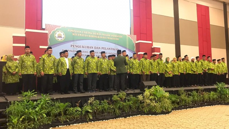 FT:Pelantikan DMI Kecamatan Biringkanayya, Makassar, Sulsel, Minggu (2/3/2019).
