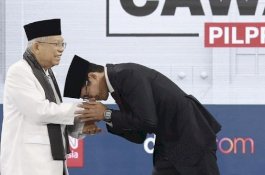 Sempat Saling Sindir, Ma'ruf Amin dan Sandi Tutup Debat dengan Sejuk