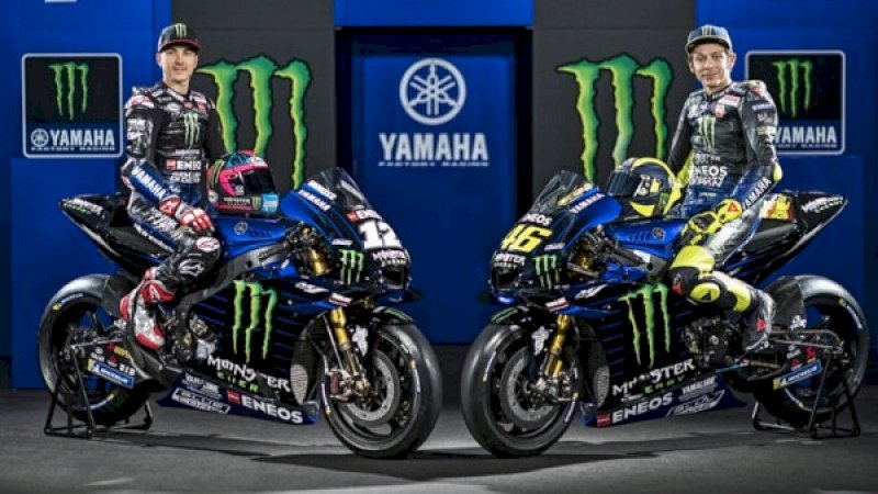Maverick Vinales dan Valentino Rossi. (Foto: MotoGP)