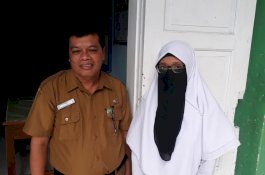 Siswa SMPN 29 Makassar yang Dilarang Pakai Cadar Ternyata Mualaf