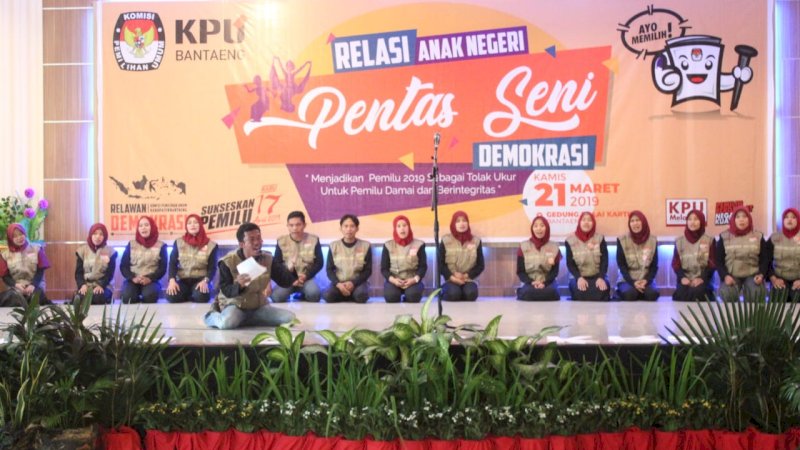 KPU Bantaeng Gelar Pentas Seni Demokrasi