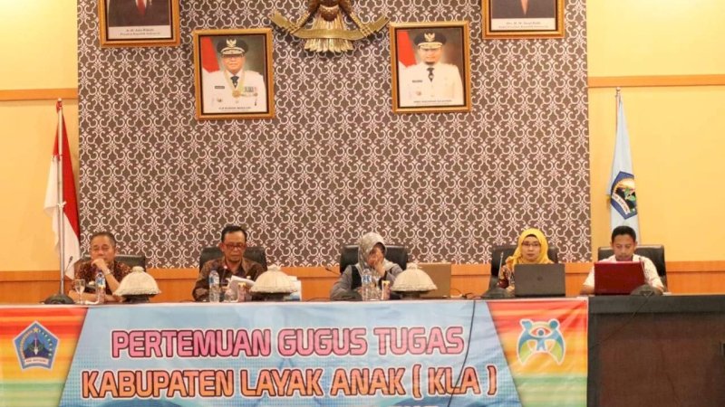 Asisten II Bantaeng Imbau SKPD Aktif Penuhi 5 Kluster Kabupaten Layak Anak