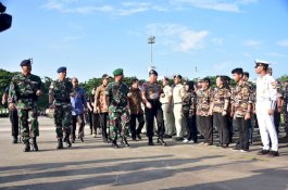 Gelar Pasukan, TNI-Polri Siap Kawal Pemilu di Sulsel