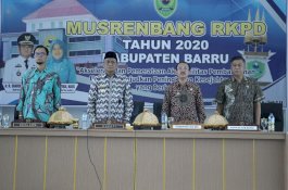 Buka Musrenbang 2020, Bupati Barru Minta Kepala OPD Konsisten