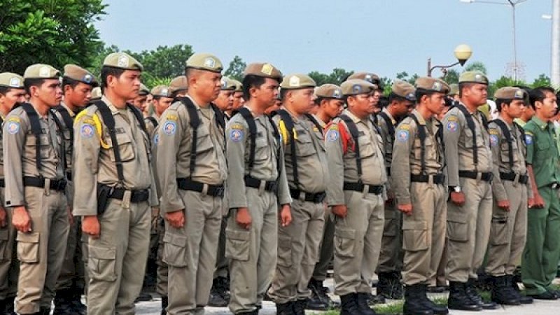 Miris, 3 Bulan Honorer Satpol PP Provinsi Sulsel Tak Terima Gaji