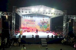 Ribuan Warga Bantaeng Padati Konser Musik KPU