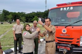 Pemkab Sidrap Terima Bantuan Mobil Tangki dari BNPB