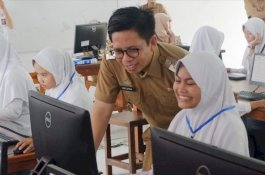 6.763 Siswa UNBK di Bulukumba, Wabup Pantau Ujian di SMK 1 dan SMK 3