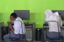 Listrik Padam, UNBK SMK di Parepare Terganggu