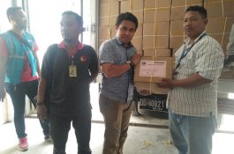 Gudang Utama Penuh, Surat Suara DPD Disimpan di Kantor KPU