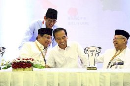 Survei CSIS: Kemantapan Pilihan Tinggi, Jokowi-Ma'ruf Unggul 18,1 Persen atas Prabowo-Sandi