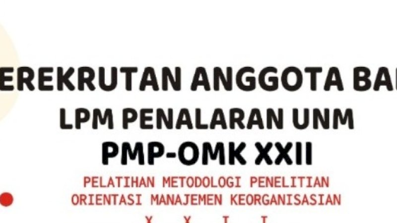 LPM Penalaran UNM Kembali Gelar PMP OMK XXII