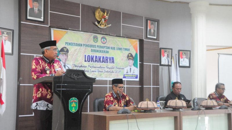 Husler Minta Perhiptani Majukan Pertanian di Luwu Timur