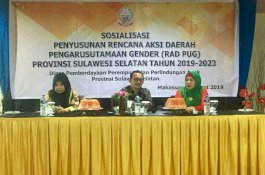 DPPPA Sulsel Sosialisasi Rencana Aksi Daerah Pengarusutamaan Gender