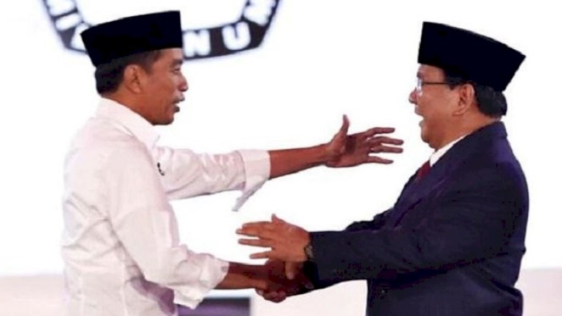 Joko Widodo dan Prabowo Subianto pada debat capres kedua beberapa waktu lalu.