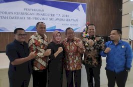 Bupati Luwu Utara Serahkan Laporan Keuangan ke BPK RI