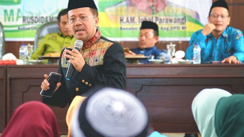 Calon anggota DPD RI nomor 23, AM Iqbal Parewangi.