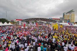 Kampanye Jokowi Dibanjiri Massa, TKD Sulsel Tetap Realistis Target Menang 53 Persen